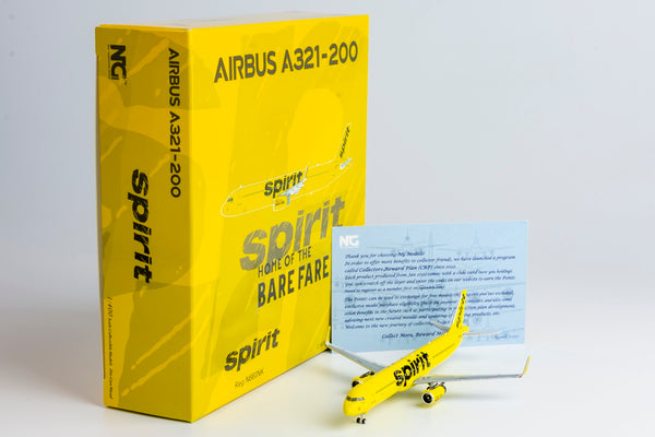 NG Models 1:400 Spirit Airlines Airbus A321-200/w N660NK 13100