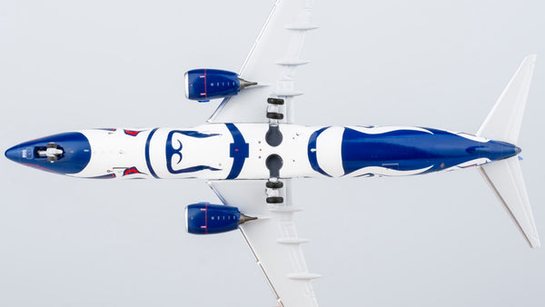 Herpa Boeing 737-800 Xáat Kwáani Alaska Airlines Miniature à L'échelle 1:500 Modèle De Collection Sans Socle En Métal