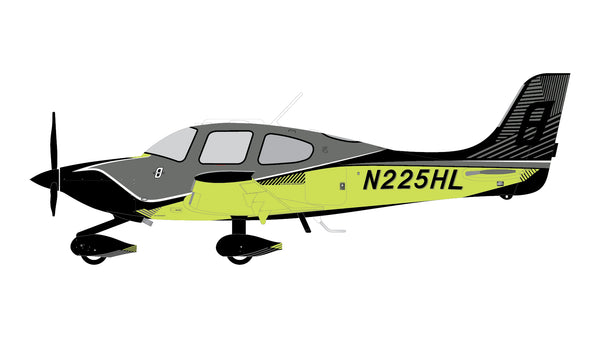GeminiJets 1:72 Cirrus Aircraft SR22T G6 N225HL (Sporty's edition