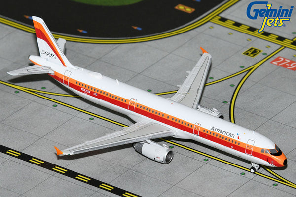GeminiJets 1:400 American Airlines A321 N582UW “PSA” Heritage