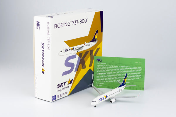 NG Models 1:400 Skymark Airlines Boeing 737-800/w JA73NM 58141