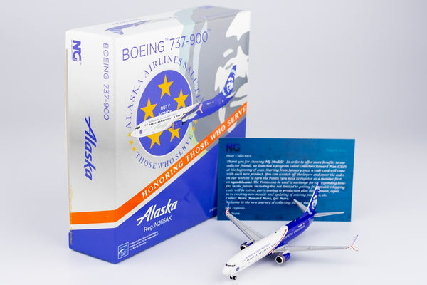 NG Models 1:400 Alaska Airlines Boeing 737-900ER/W N265AK