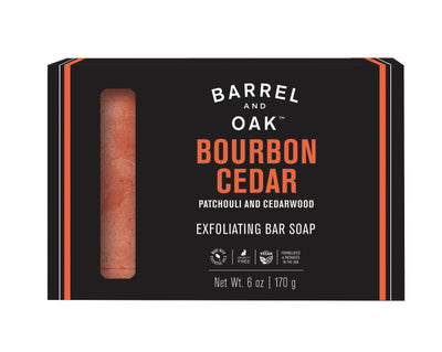 Exfoliating Soap Bar - Bourbon Cedar 6 oz