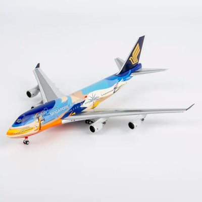 NG Models 1:400 Singapore Airlines Boeing 747-400 9V-SPK (Tropical livery) 04012
