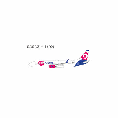 NG Models 1:200 9Air Boeing 737-800/w B-1552 (new livery) 08033 PRE-ORDER