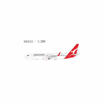 NG Models 1:200 Qantas Boeing 737-800/w VH-VZP (new livery) 08035 PRE-ORDER