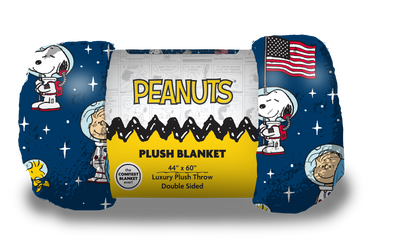 Snoopy Space Throw Blanket