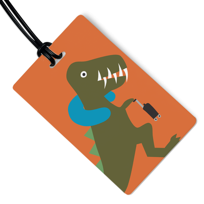 Travel Rex Luggage Tag w/ Black Strap