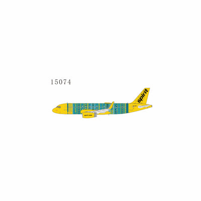 NG Models 1:400 Spirit Airlines Airbus A320-200/w N628NK (Winter Sweater) 15074 PRE-ORDER