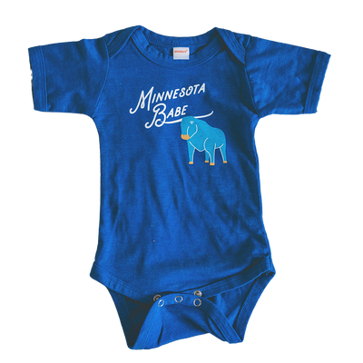 Minnesota Babe baby onesie, Baby Bodysuit