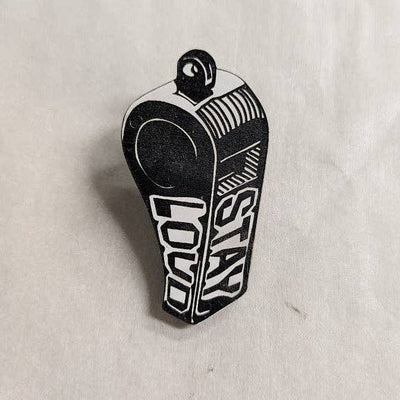 Stay Loud Creative Resistance Earrings & Pins