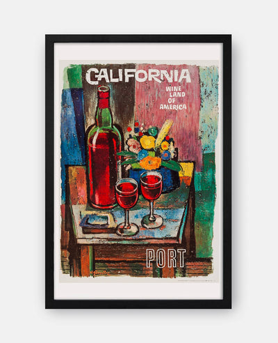 California: Wine land of America 1960s Poster