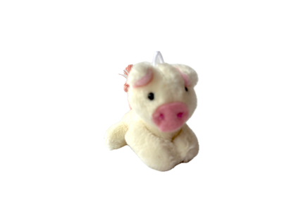 Miniature Plush Pig (Cream)