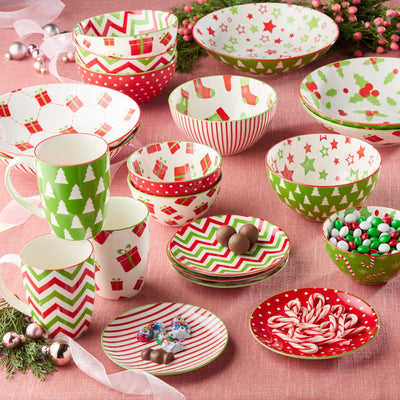 Holiday Fun Christmas Canape Plate (6 inch)