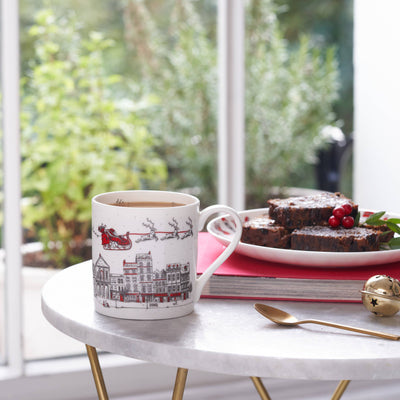 Santa's Sleigh China Mug