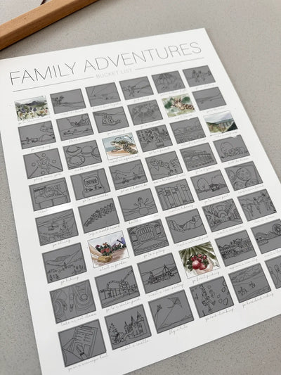 Family Bucket List Scratch Off