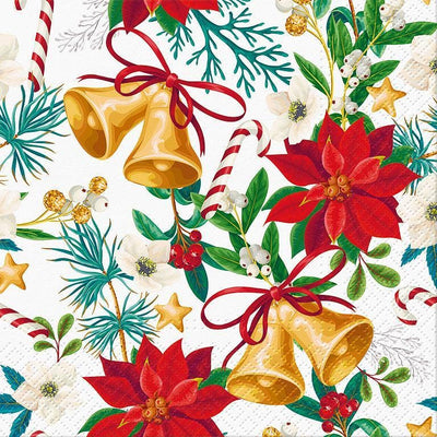 Luncheon Botanical Noel Napkins. Pack of 20