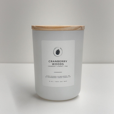 Cranberry Woods Soy Wax Candle
