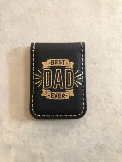 Men's Leatherette Money Clip
