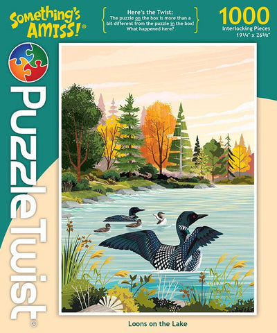 Loons on the Lake PuzzleTwist Puzzle