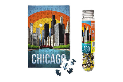 Chicago Sunrise - Illinois jigsaw puzzle gift souvenir