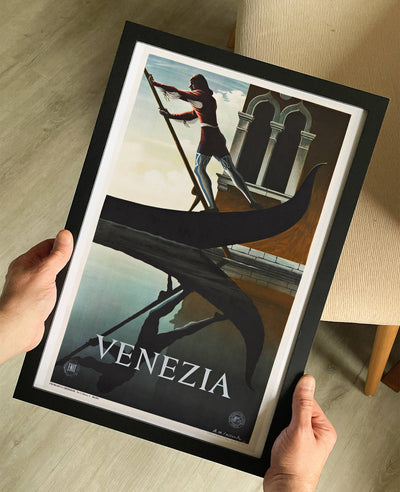 Venezia Vintage Travel Poster Print