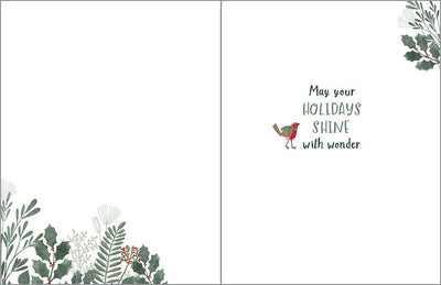 Boxed/Packaged Christmas Greeting Card - Sweet Forest Animal