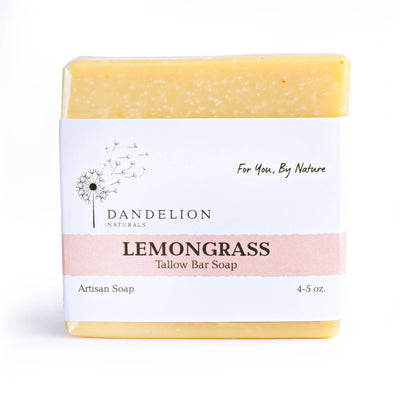 Lemongrass Tallow Bar Soap | Tallow Skin Care | Bar Soap