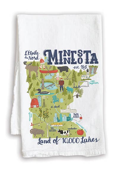 Everyday Tea Towel - Minnesota