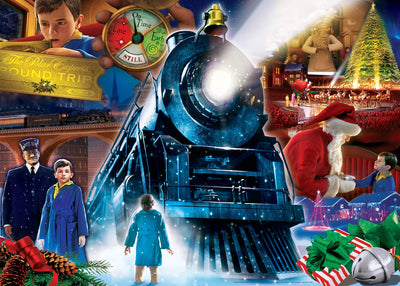 The Polar Express - Ride 500 Piece Glitter Puzzle