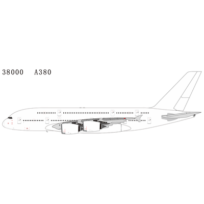 NG Models 1:400 Blank Airbus A380-800 38000 PRE-ORDER
