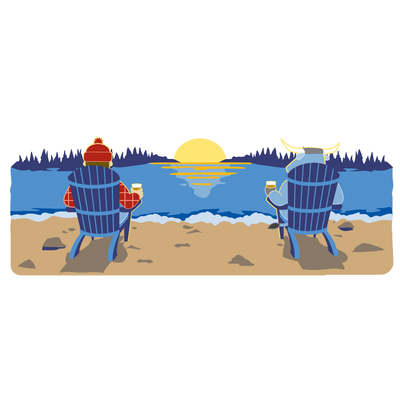 Paul Bunyan and Babe Lake Sunset Mug