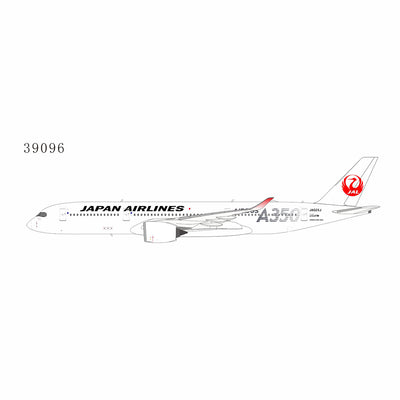 NG Models 1:400 Japan Airlines (JAL) Airbus A350-900 JA02XJ ("Airbus A350" silver titles) 39096 PRE-ORDER