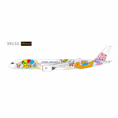 NG Models 1:400 China Airlines Airbus A350-900 B-18916 (Pikachu Jet CI #2, Ultimate) 39133 PRE-ORDER