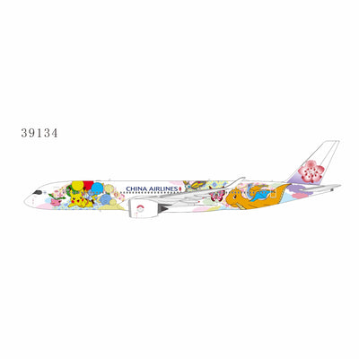NG Models 1:400 China Airlines Airbus A350-900 B-18916 (Pikachu Jet CI #2) 39134 PRE-ORDER