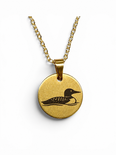 Engraved Loon Necklace – Minnesota Lake Jewelry