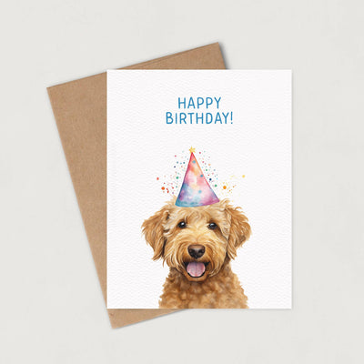 Goldendoodle Pet Birthday Card