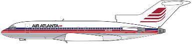 V1 Models 1:400 Air Atlanta Boeing 727-100 N1187Z 400002 PRE-ORDER
