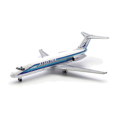 V1 Models 1:400 Republic Airlines Douglas DC-9-10 N8909E (North Central hybrid livery) 400024 PRE-ORDER