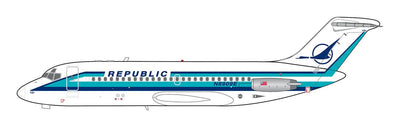 V1 Models 1:400 Republic Airlines Douglas DC-9-10 N8909E (North Central hybrid livery) 400024 PRE-ORDER