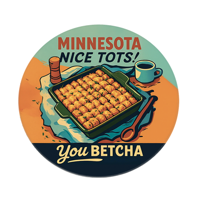 Minnesota Nice Tots Ceramic Coaster 