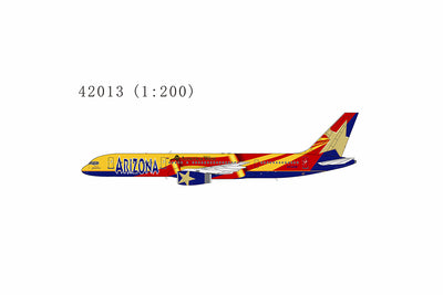 NG Models 1:200 America West Airlines Boeing 757-200 N916AW (Arizona colors) "City of Phoenix/City of Tucson" w/ Stand 42013