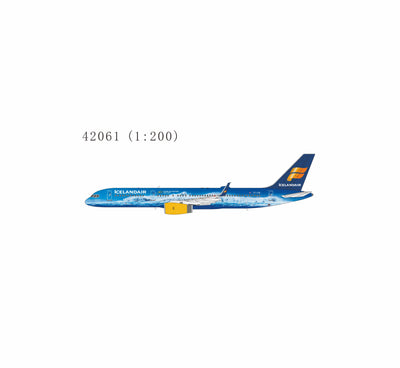 NG Models 1:200 Icelandair Boeing 757-200/w TF-FIR "Vatnajökull" (Aurora Northern Lights livery) 42061 PRE-ORDER
