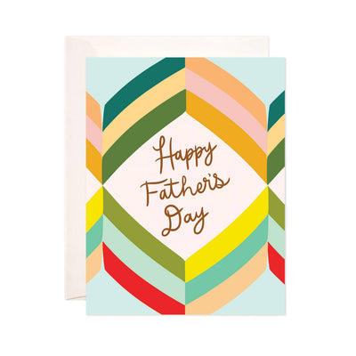 Father's Day Stripes Greeting Card - Father's Day Card