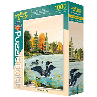 Loons on the Lake PuzzleTwist Puzzle