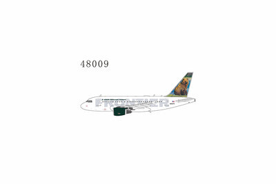 NG Models 1:400 Frontier Airlines Airbus A318-100 N801FR (Grizzly Bear) 48009