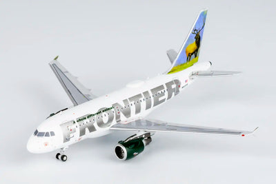NG Models 1:400 Frontier Airlines Airbus A318-100 N802FR (Montana the Elk) 48010