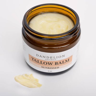 Citrus Tallow Balm with Jojoba Oil & Geranium - Sunkissed