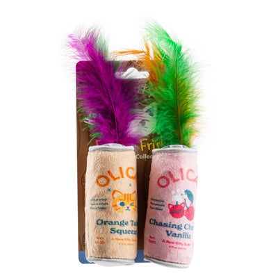 Olicat Cherry + Orange Catnip Toys