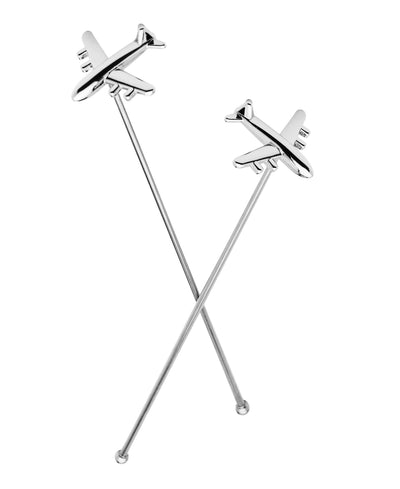 Airplane Stirrers Set of Two